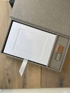 5x7 Linen Photo Box